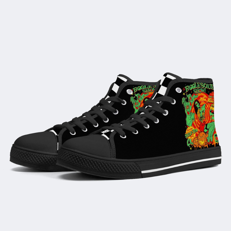 The Boole Sque Show High Top Canvas