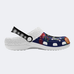 Three-Eyed Black Panther Print Slippers/Sandals