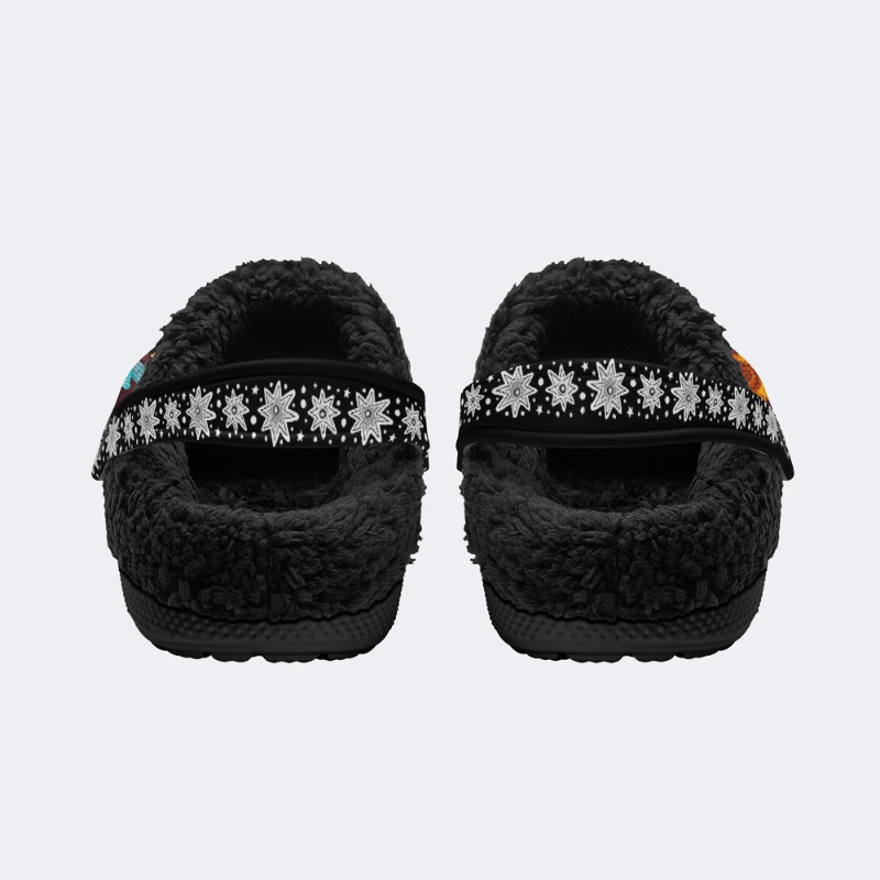 Three-Eyed Leopard Print Slippers/Sandals