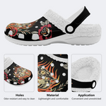 Three-eyed Black Panther Print Slippers/Sandals