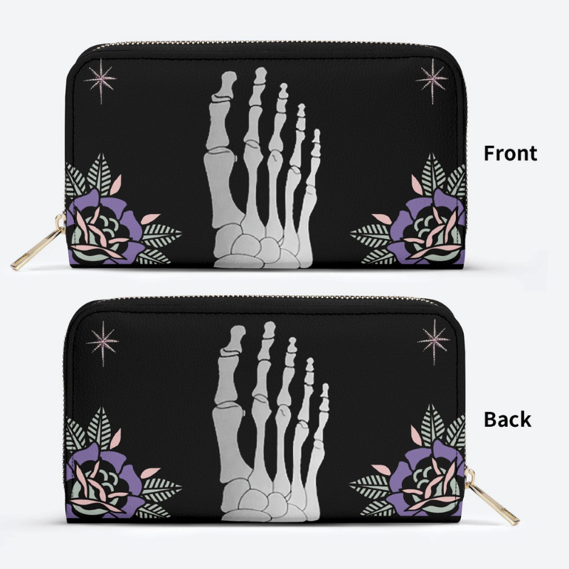 Toe Bone Printing Leather Wallet Factory Direct Sales_01