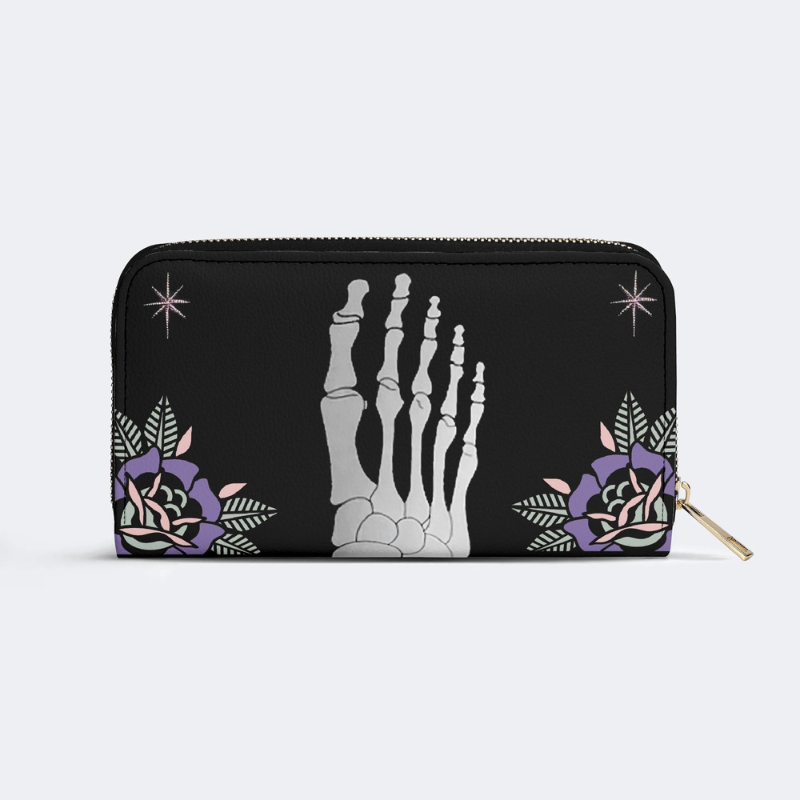 Toe Bone Printing Leather Wallet Factory Direct Sales_03