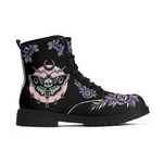 Unisex Death Moth Art Print Boots Factory Direct Sales_05