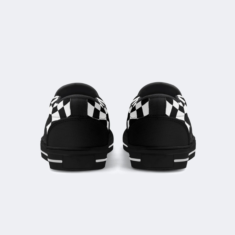 Vintage Crow And Roses Slip On Shoes Factory Direct Sales