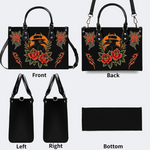 Vintage Crow Man Print Handbag Factory Direct Sales_10