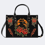 Vintage Crow Man Print Handbag Factory Direct Sales