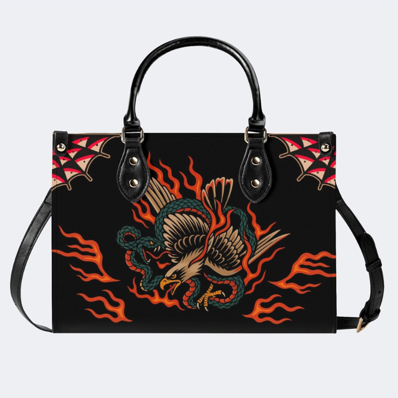 Vintage Eagle Catching Snake Handbag Factory Direct Sales