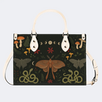 Vintage Moth And Snake Print Handbag Factory Direct Sales_01