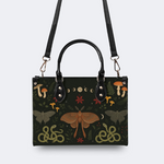 Vintage Moth And Snake Print Handbag Factory Direct Sales_02