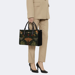 Vintage Moth And Snake Print Handbag Factory Direct Sales_07