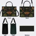 Vintage Moth And Snake Print Handbag Factory Direct Sales_09