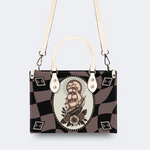 Vintage Sailboat Print Handbag Factory Direct Sales