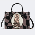 Vintage Sailboat Print Handbag Factory Direct Sales