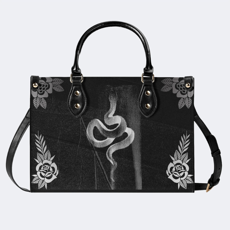 Vintage Snake Print Handbag Factory Direct Sales