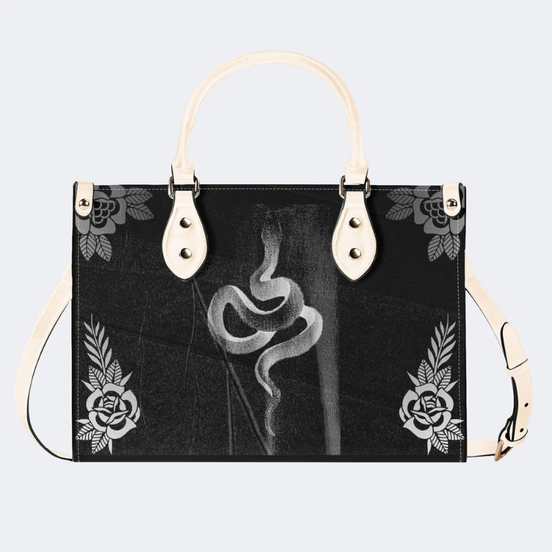 Vintage Snake Print Handbag Factory Direct Sales_01