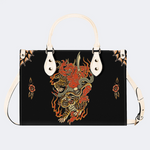 Vintage Tiger And Devil Print Handbag Factory Direct Sales