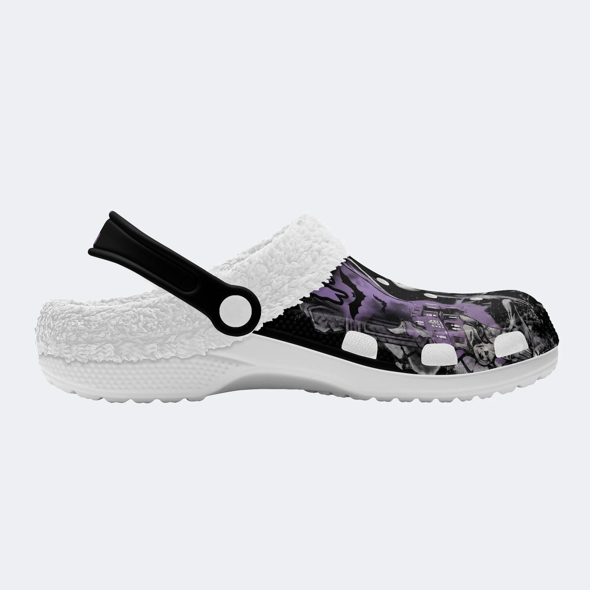 COUPLE SET-Gothic Scream Ghost face & Knife-Fur Lined Slippers