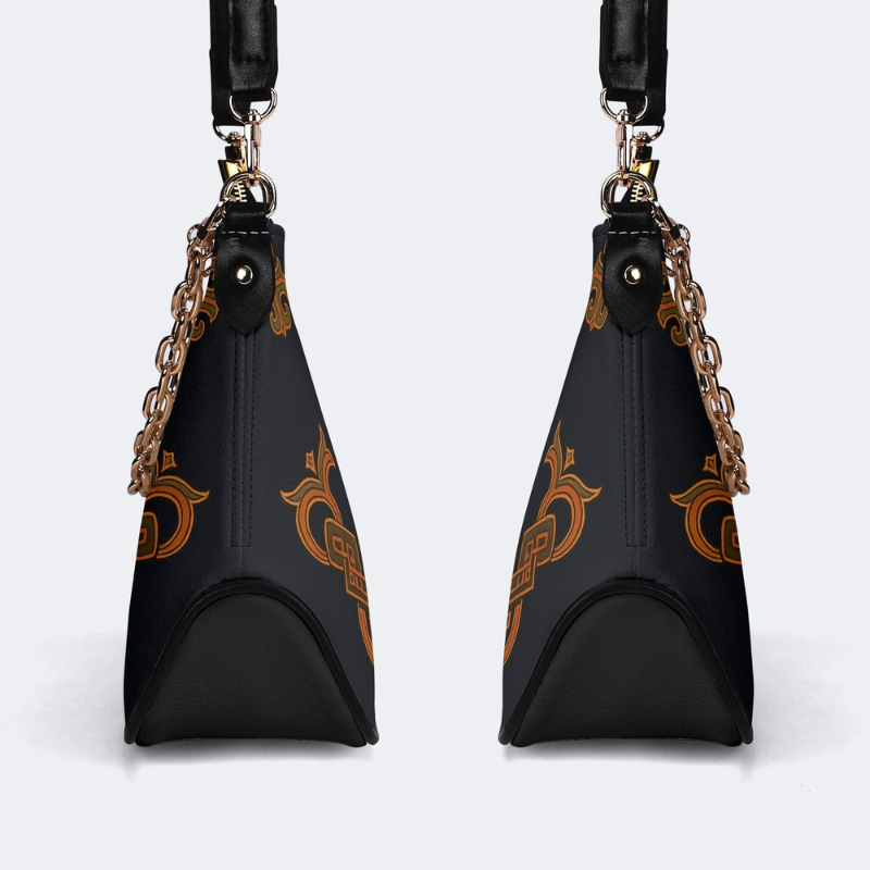 Wolf Shot Dead By Bow And Arrow Leather Crossbody Bag_03