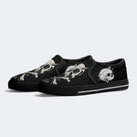 Skull I Will Never Be Forgotten Printed - Slip On Shoes