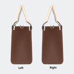 Inscribed Viper Print - Leather Handbag