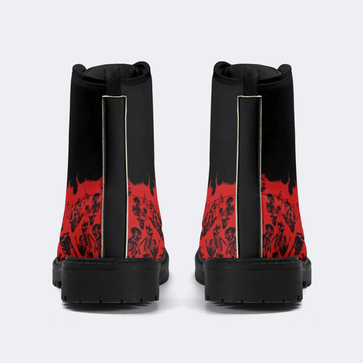 Unisex Fire Skull - Boots