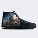 Horrorfilm Vintage Grafikdruck - High Top Canvas