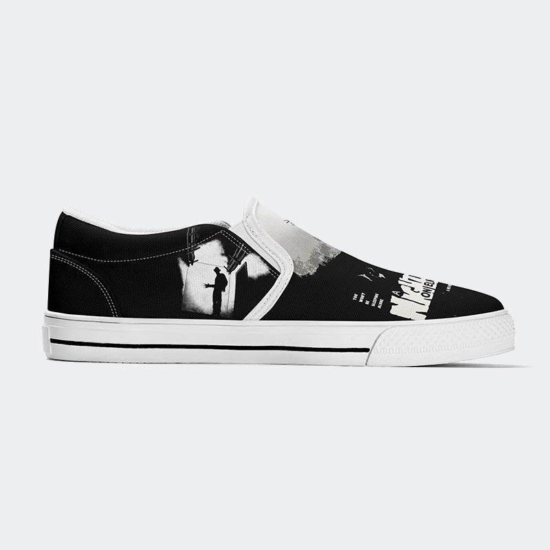 Unisex Horror Print - Slip On Shoes