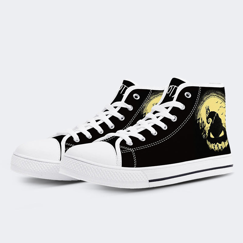 Die seltsame Welt von Jack Terror Filmes - High Top Canvas