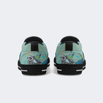 Unisex Skull&Shark Art Print - Slip On Shoes