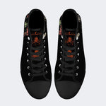 Unisex Halloween Totenkopf Druck - High Top Canvas