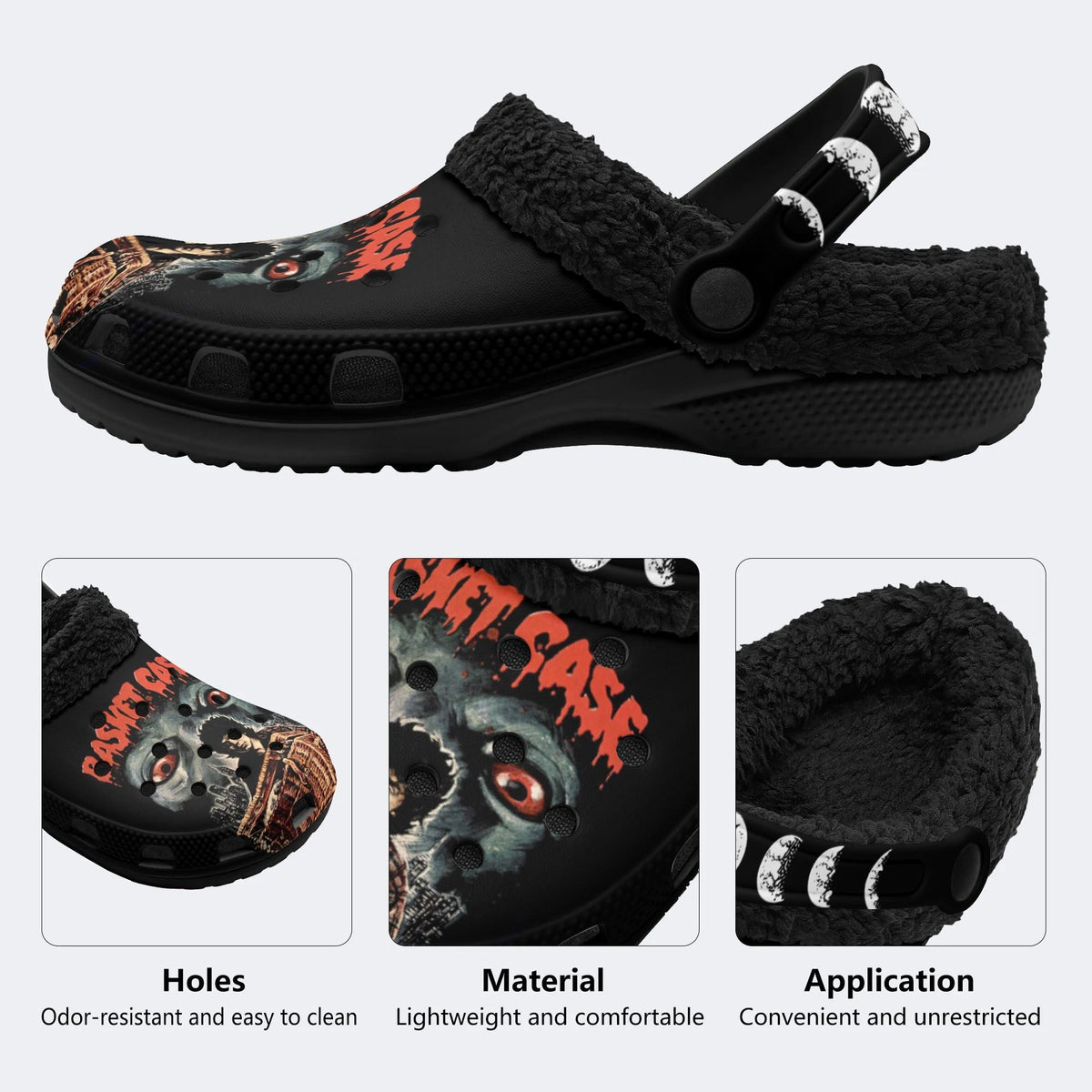 Unisex Basket Case - Fur Lined Slippers/Sandals