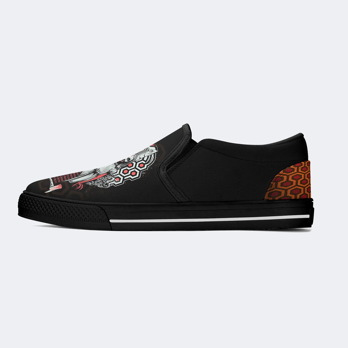 Vintage The Shining Art Printed - Slip On Shoes