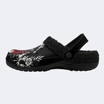 Unisex Horror Print - Fur Lined Slippers/Sandals