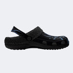 Blue Wolf Leaf - Fur Lined Slippers/Sandals
