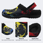 Night Grave Skeleton - Fur Lined Slippers/Sandals