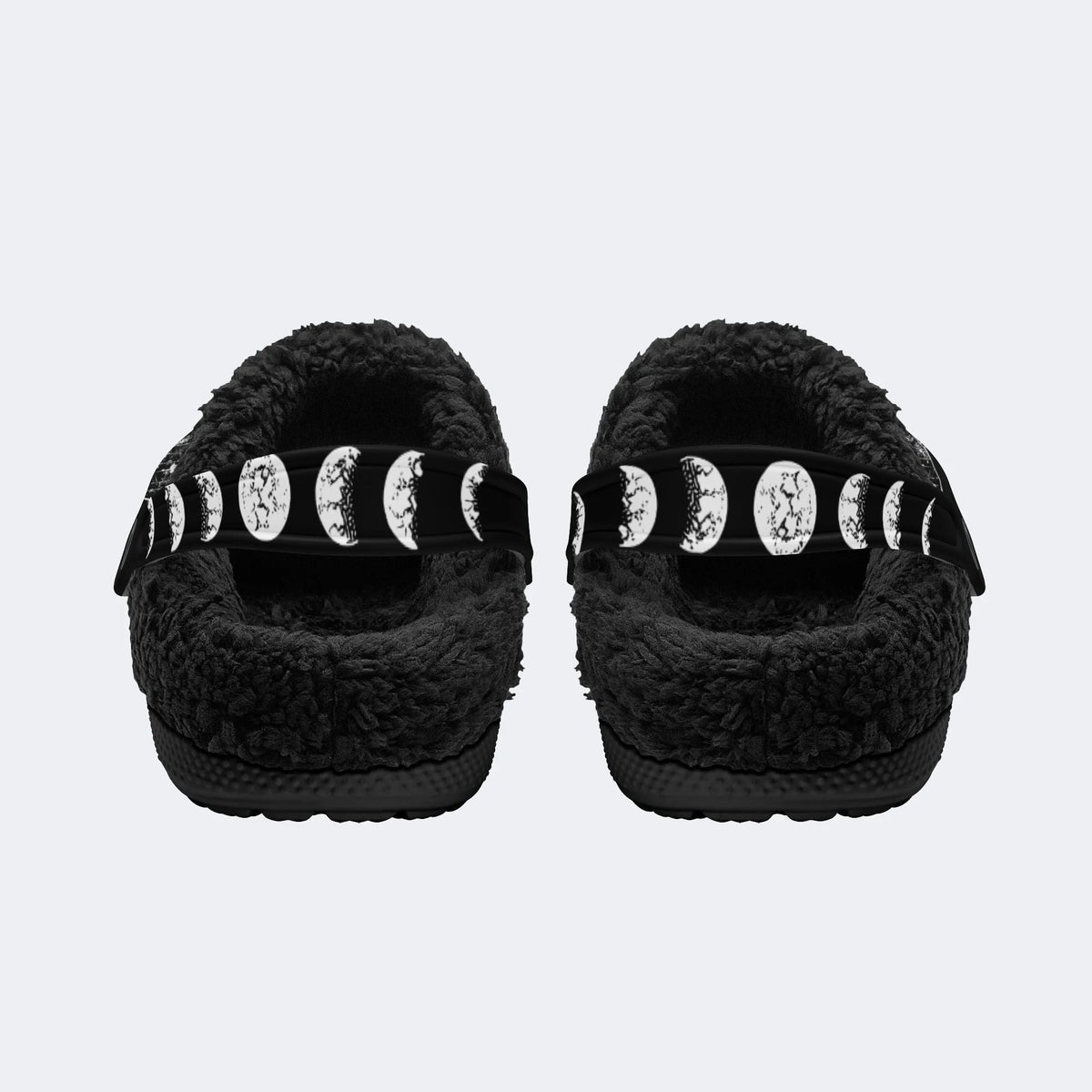 Death Moth Art Print - Fur Lined Slippers