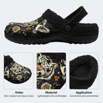 Vintage Tiger Art Print - Fur Lined Slippers/Sandals