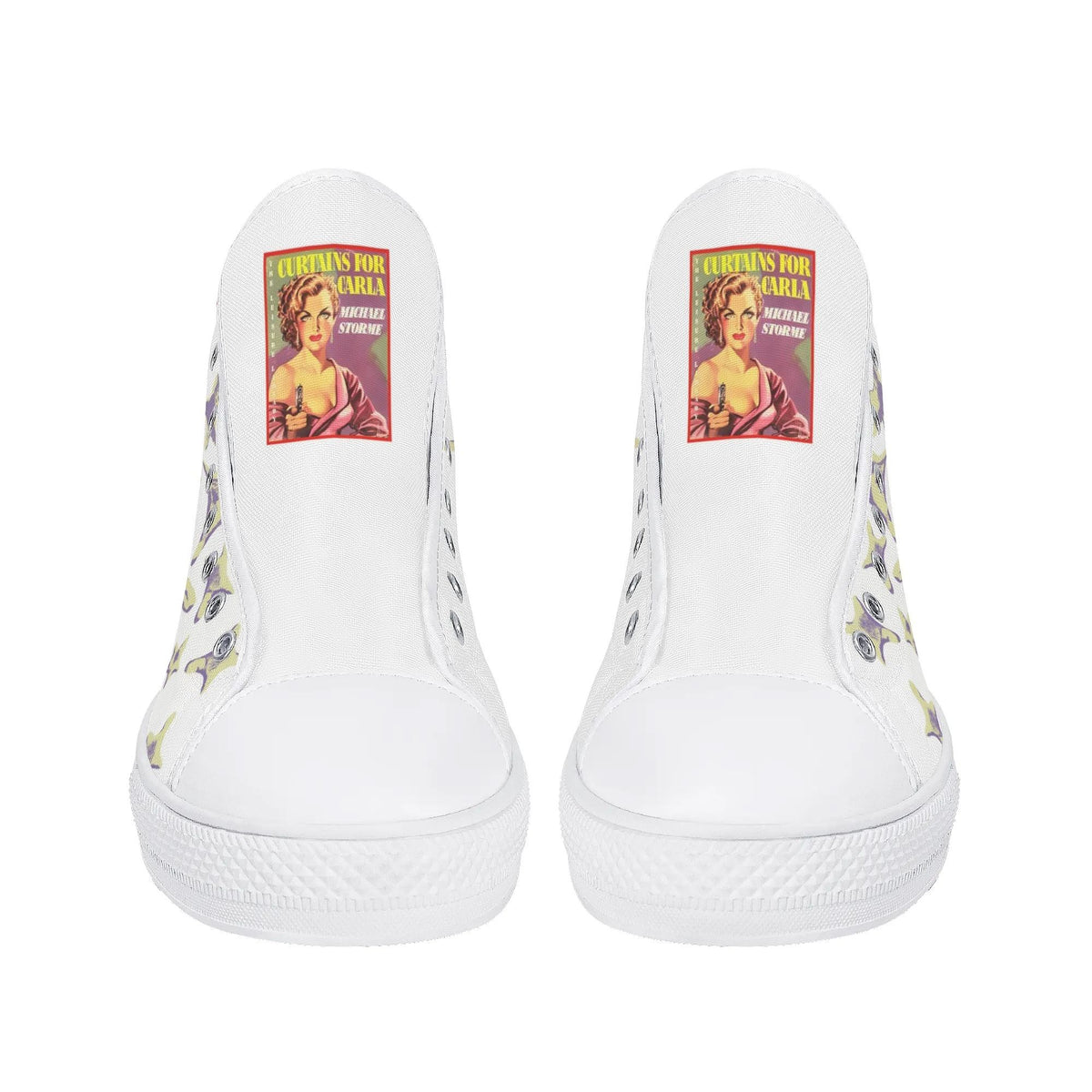 Unisex Mädchen Jagd Druck - High Top Canvas