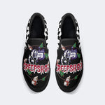 Horror Movie Vintage Graphic Print - Slip On Shoes
