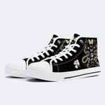 Classic Python Print - High Top Canvas