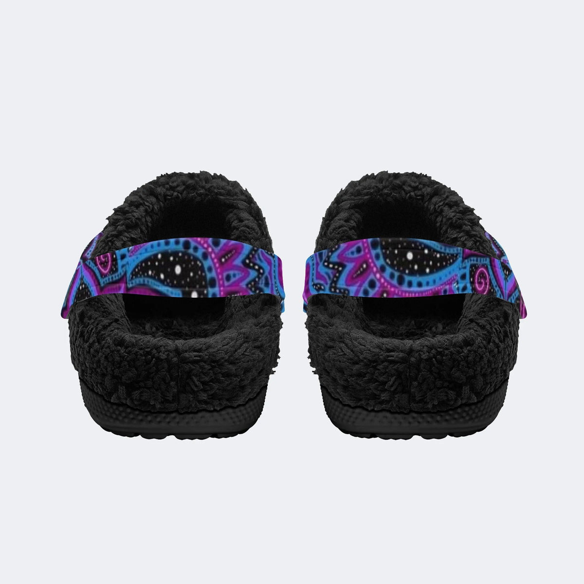 Moon Mandala - Fur Lined Slippers/Sandals
