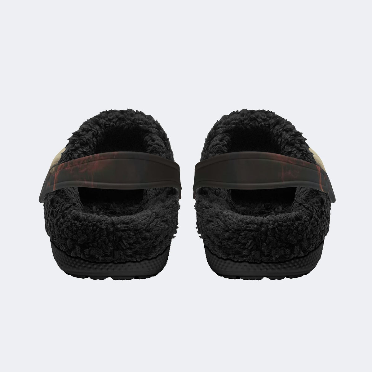Fiery Skull - Fur Lined Slippers/Sandals