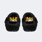 Fiery Smile Skull - Fur Lined Slippers/Sandals