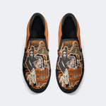 Horror Collage Print - Slip On Shoes