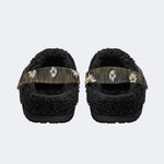 Gothic Ghost Daisy - Fur Lined Slippers/Sandals
