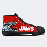 Jaws Sea Print - High Top Canvas