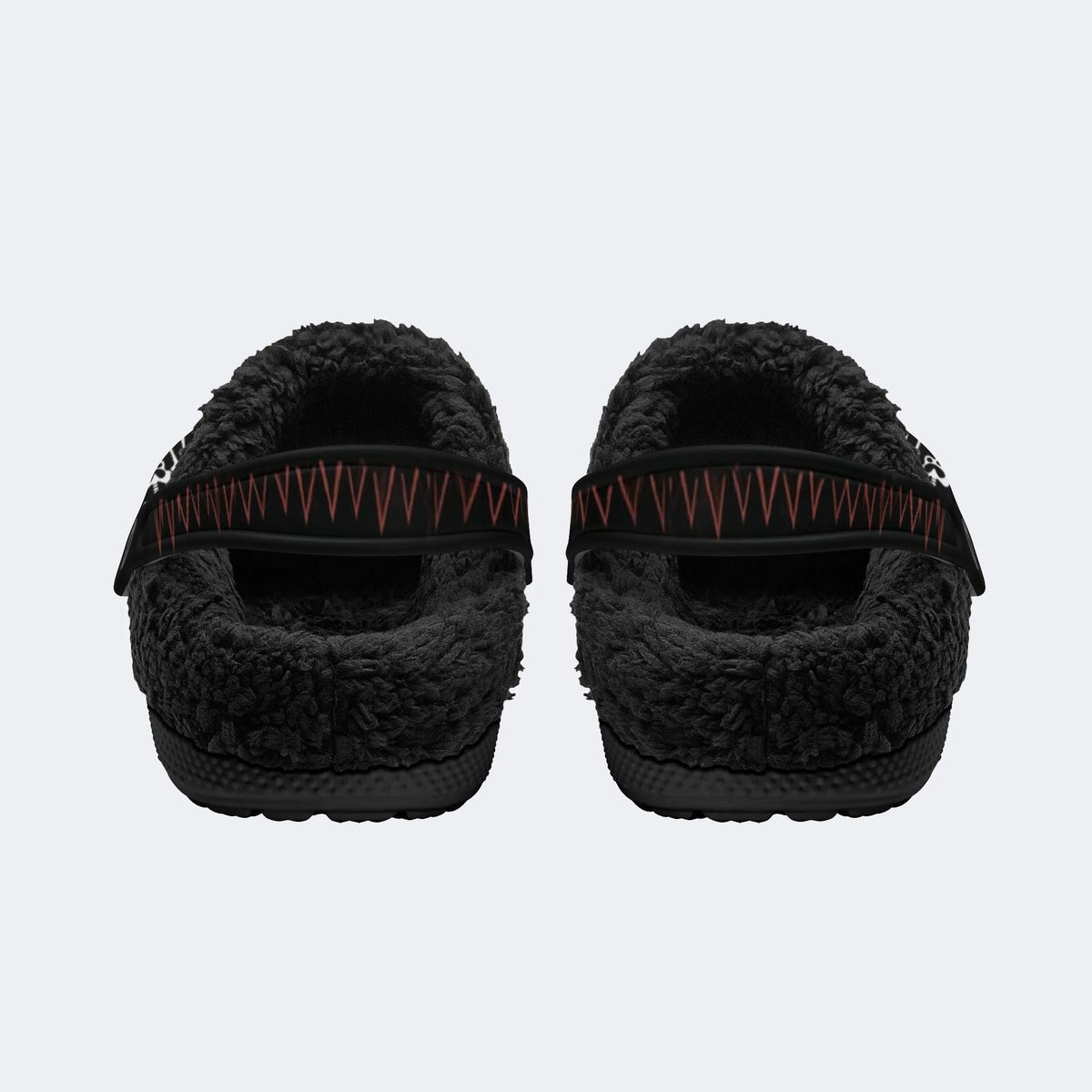 Grim Skeleton Crew - Fur Lined Slippers/Sandals