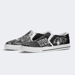 Vintage Horror Graphic Print - Slip On Shoes