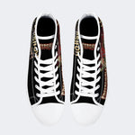 Horror Movie Vintage Graphic Print- High Top Canvas