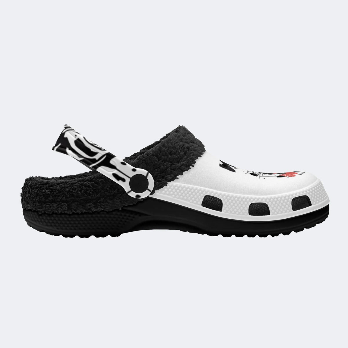 Gothic Thorn Crown Art - Fur Lined Slippers/Sandals